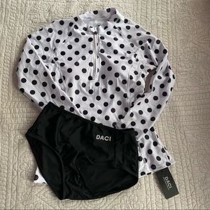 NWT Daci Rashguard with bottoms